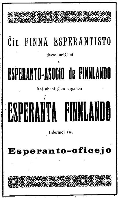 Historio desta 1945 vuoteen 1960. Ilmaislippuja emme voi tarjota esperantovisailun osanottajille 28.4. mutta halvalla myyvät ainakin Hugo Salokannel rautatieasemalla ja Jukka Pietiläinen esperantoliiton toimistossa.