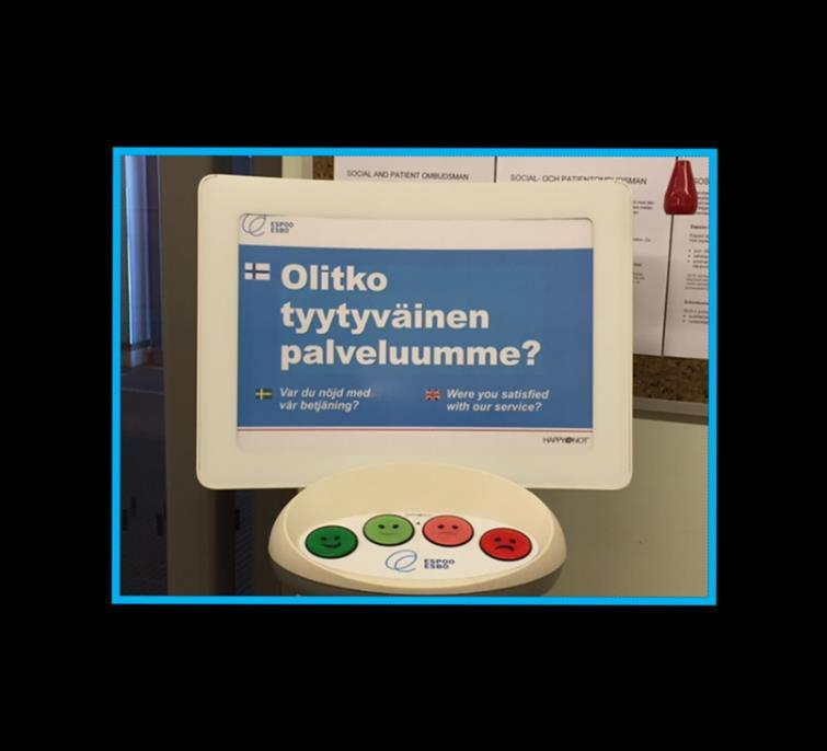 Asikaskokemus 1/2018 - HappyOrNot tammi helmi maalis huhti touko kesä heinä elo syys loka marras joulu LEP 93 91 VIH 89