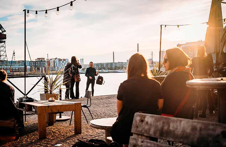 Telakkaranta tarjoaa kaupungin ehdottomasti inspiroivimman naapuruston.