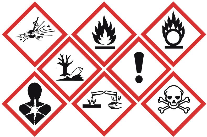 Kemikaaleihin liittyvät vaarat Vaarat liittyvät joko kemikaalin ominaisuuksiin tai kemikaalille altistumiseen. Vaarallisen kemikaalin tunnistaa pakkauksen vaaramerkinnöistä.