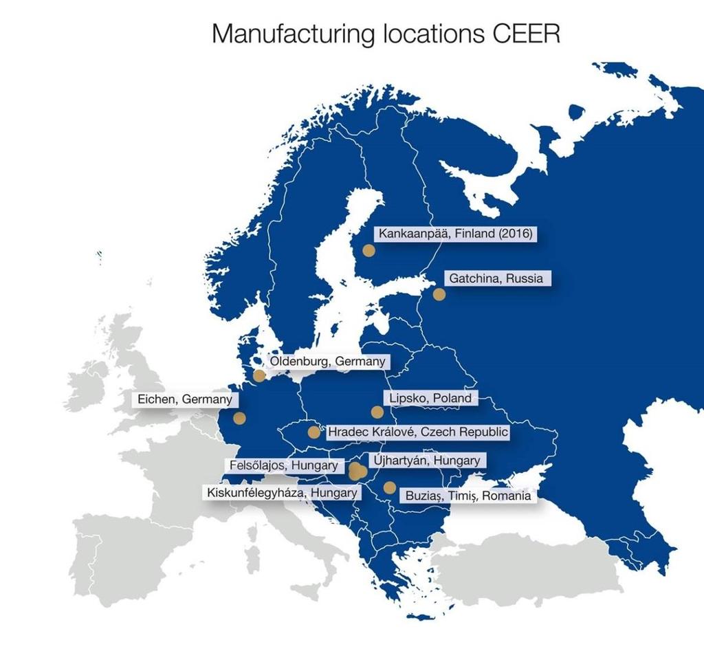 Kingspan Locations Manufacturing