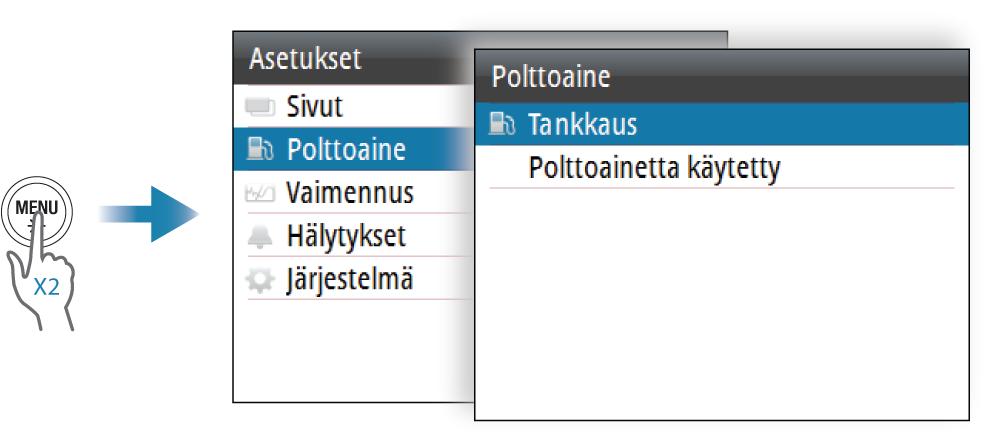 3 Polttoaine Vaatimukset Jotta voit käyttää polttoainetoimintoa, Navicon polttoainetietojen tallennuslaite on asennettava