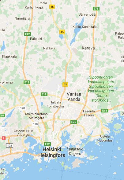 Sijainti Nurmijärvi E12 Järvenpää Tuusula Asunto Oy Keravan Kultaseppä sijoittuu virkeälle Ali-Keravalle aivan Keravan keskustan läheisyyteen.
