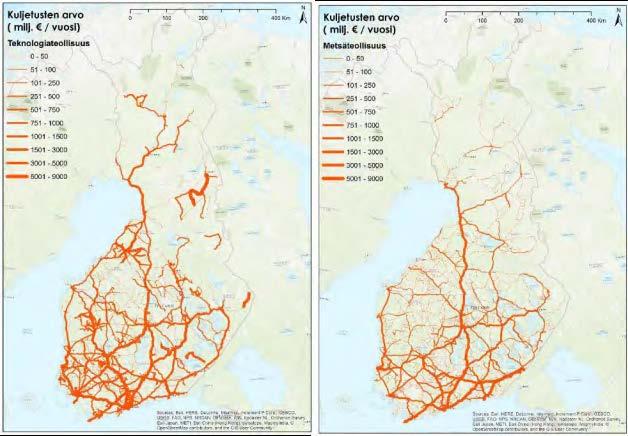 Teollisuuden tavaraviennin arvoja 2017 TEKNOLOGIATEOLLISUUS 31 mrd METSÄTEOLLISUUS 12 mrd