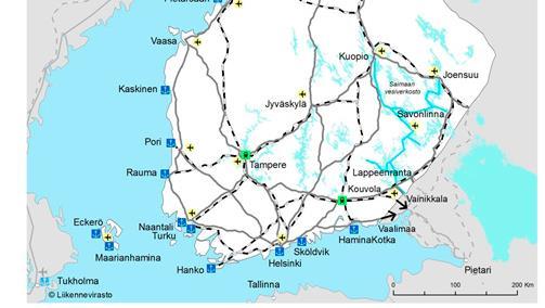 Ulkoinen saavutettavuus Pirkanmaan ja Tampereen seudun sijainti logistisesti ylivoimainen: