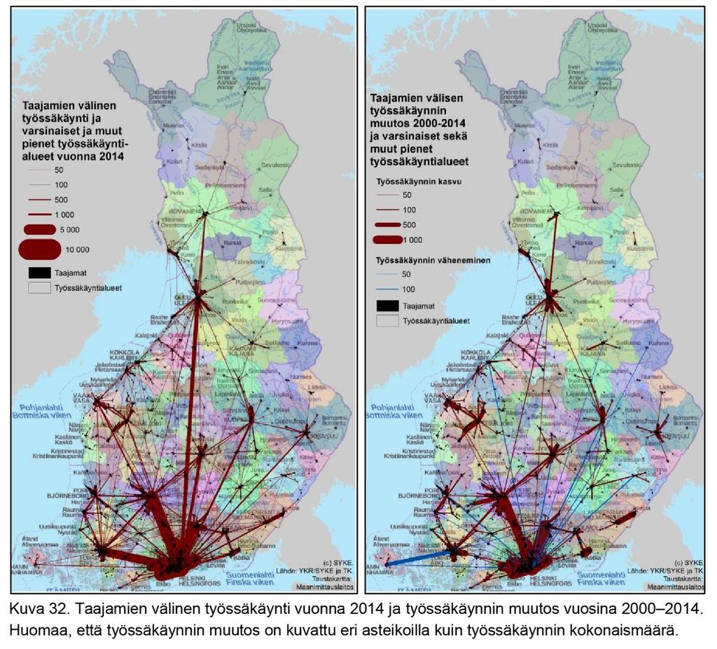 Lähde: YKR/SYKE ja TK.