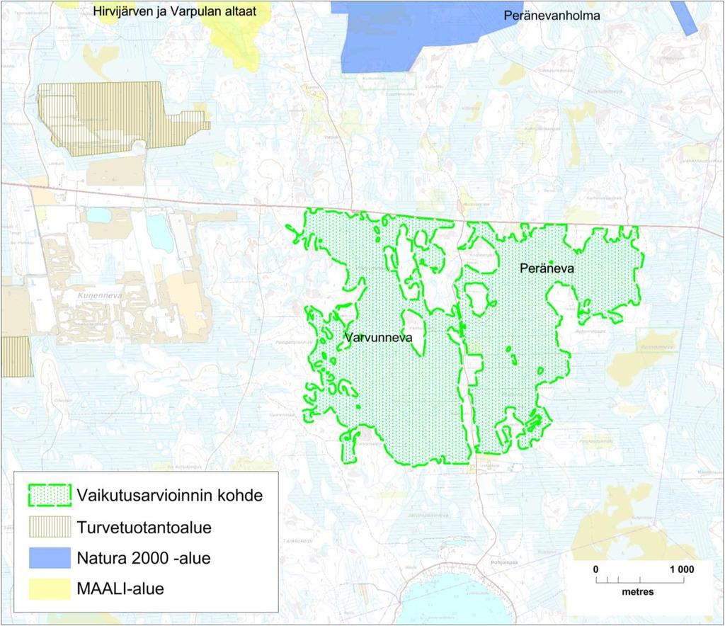 tiira (EU). Varvunnevalta noin 2 kilometrin päässä on pesinyt kanahaukka (NT) ja helmipöllö (NT, EU, KV).