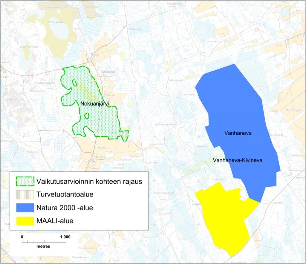 sille suolinnuston pesimäalueille, joita ovat lähimmillään noin 200 metrin päässä pohjoisessa oleva Huhmarneva.