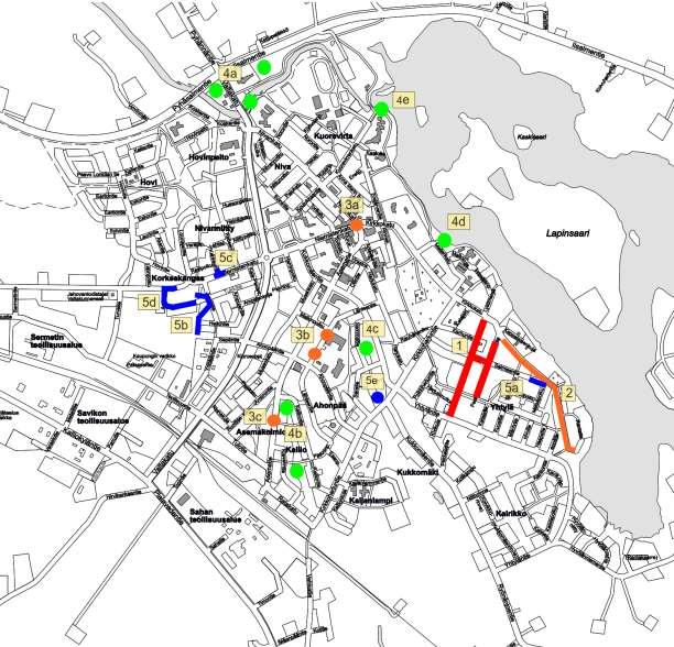 13 (14) Kunnallistekniikan, katujen ja puistojen rakentamisohjelma taajamassa 2018 Liikenneväylät 1.
