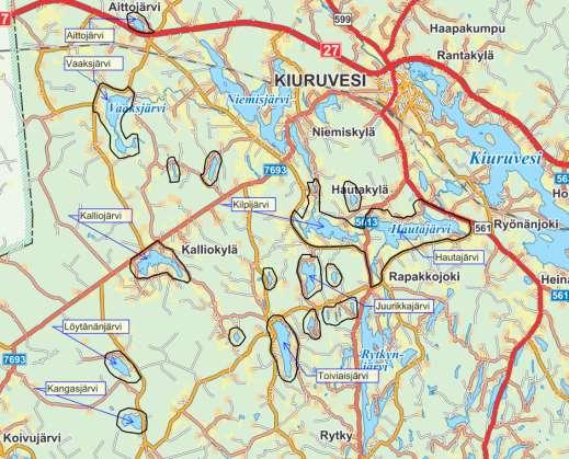 Kalliojärven-Hautajärven-Toiviaisjärven seudun rantaosayleiskaava 7 (14) Kalliojärven-Hautajärven-Toiviaisjärven alueelle laaditaan oikeusvaikutteinen rantaosayleiskaava.