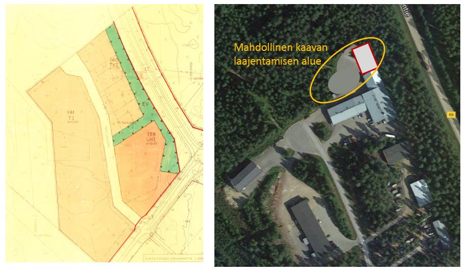 Teollisuusalue Kunnalla on omistuksessa kaksi teollisuushallia. Vuodelle 2018 tulee selvitettäväksi joko 7-hallin laajentaminen tai uuden hallin rakentaminen.