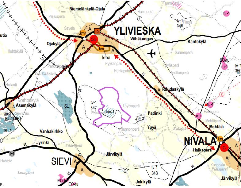 Suunnittelualueen läpi kulkee mttrikelkkailureitti. Maakuntakaavassa mttrikelkkailureitiksi n sitettu lemassa levia ja suunniteltuja mttrikelkkailun ylikunnallisia ja maakunnallisia pääreittejä.