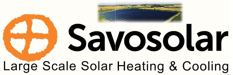 Partners - Australia Geoflow Australia Savosolar Australia Experienced heating system supplier in Australia High engineering competences Growing demand for solar thermal due to significantly