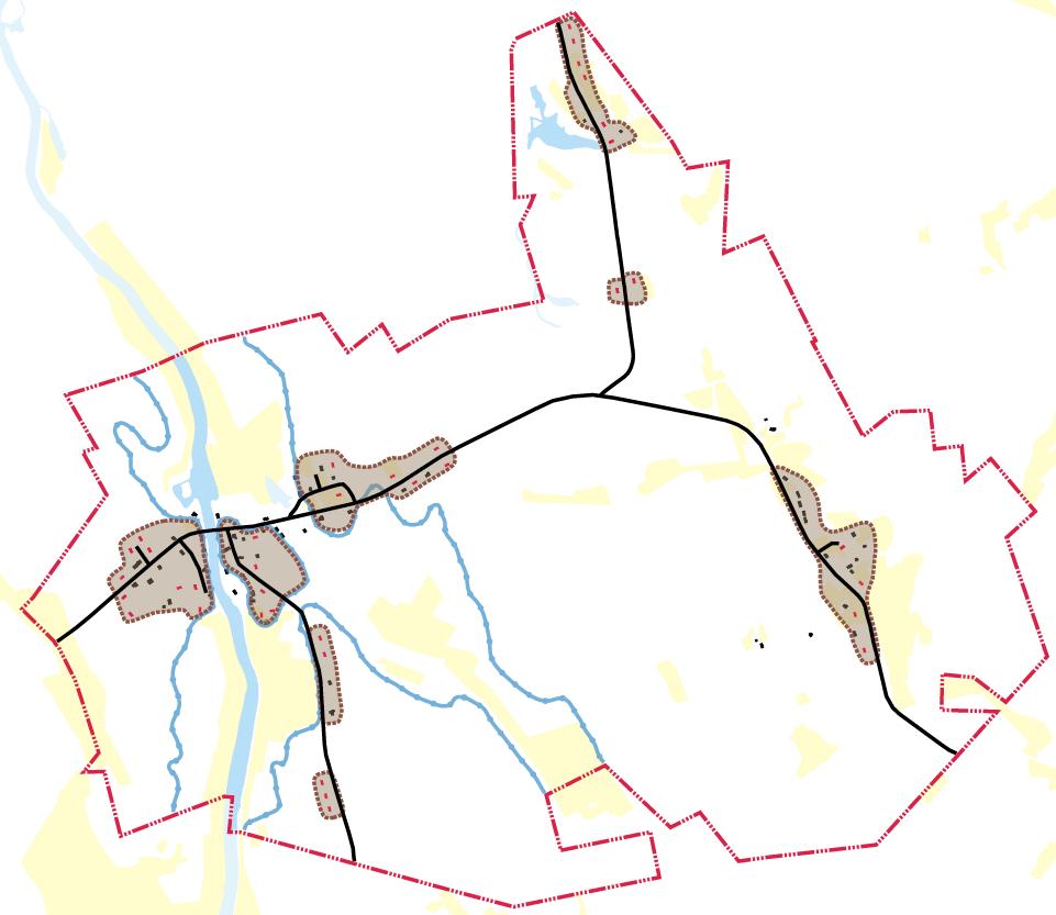 Alueella on pienteollisuutta sekä maataloutta. Kotkamaantien varrella on laajoja avoimia peltoalueita, Kourunjärventien varsialueet ovat puolestaan metsäisiä.