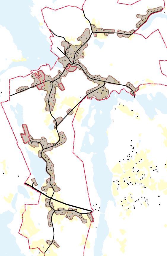 7.1.1.5 Öja (osa-alue 5) Öjan suunnittelualue sijaitsee noin 15 kilometriä länteen Kokkolan kaupunkialueesta Uusikaarlepyystä Kokkolaan kulkevan ns. seitsemän sillan tien (maantie 749) varrella.