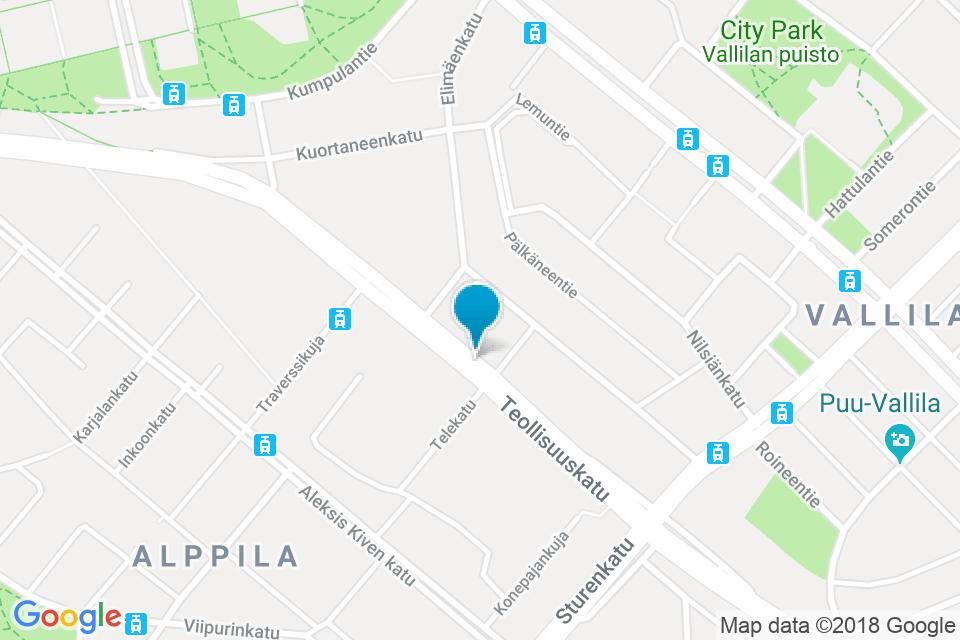Metroasema 1,7 km Raitiovaunupysäkki 500