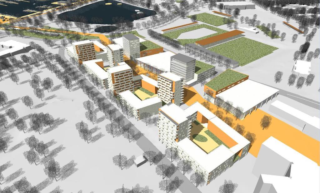 Ranta-Kartano VISIO 2030 Ranta-Kartano yhdistää keskustan Pikku-Vesijärven puistoon ja rantaalueeseen. Alueen keskellä kulkevaa puistokäytävää käyttävät jalankulkijat ja pyöräilijät.