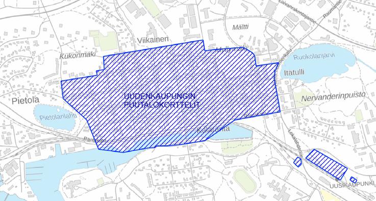 Liljalaaksonkatu 1 asemakaavamuutos, kaavaselostus Uudenkaupungin kaupunki, Kaupunkisuunnittelu Sivu 6 / 13 3. Lähtökohdat 3.