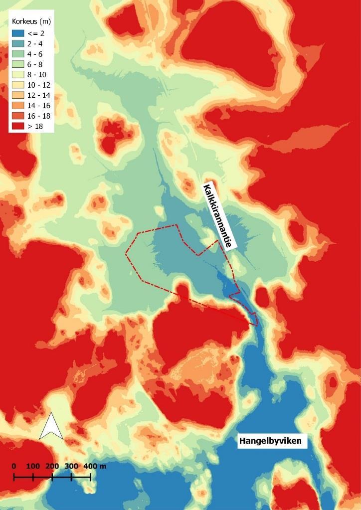 Hulevesien hallintasuunnitelma 29.1.2018 5 (15) Asemakaava-alueen maanpinnan korkeusmalli on esitetty kuvassa 3. Asemakaava-alue sijaitsee alavalla paikalla.