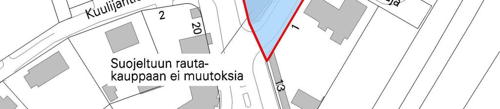 sekä pihakennus. Seunalantie 4:n tontilla on yksikerroksinen myymälärakennus.