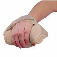 / Vas/Oik Yksi koko Beige Sof-Gel sormellinen kämmentuki Pehmeä kämmentuki, jonka painetta vähentävä muistivaahto suojaa kämmentä ja sormien välistä ihoa. Leveä volaariosa suojaa peukaloa.