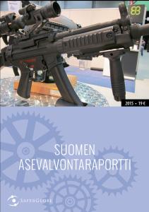 Järjestyksessään seitsemännessä asevalvontaraportissa (Suomen asevalvontaraportti 2015) jatkettiin raportin rakenteen kehittämistä entistä lukijaystävällisemmäksi.