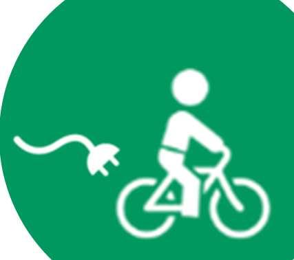 Pyöräliikenteen osuus kasvuun vahvoilla yhteisillä panostuksilla Edistetään sähköpyörien yleistymistä Edistetään sähköpyörien yleistymistä Sähköpyörät madaltavat pyöräilyn rasittavuutta ja kynnystä.