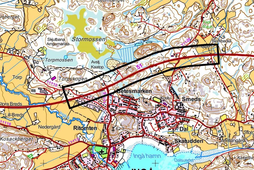 FCG SUUNNITTELU JA TEKNIIKKA OY Raportti 1 (18) Inkoonportin liikenneselvityksen päivitys 1 Yleistä 2 Suunnittelualue Inkoonportin liikenneselvitys on laadittu vuodenvaihteessa 2015 2016 Inkoon