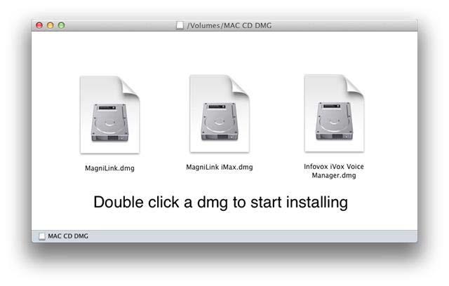 7 Mac-ohjelmisto Seuraavilla sivuilla kuvataan MagniLink S -ohjelmiston asennus ja käyttö Mac-tietokoneella. 7.1 Järjestelmän vähimmäisvaatimukset Mac OS X Version 10.6 Kaksi integroitua USB 2.