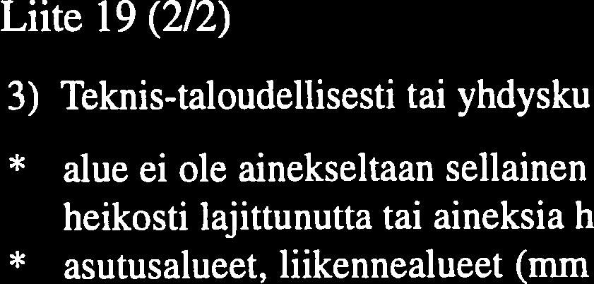 tiet, lentokentät, rautatiet) Maa-aineksenottoon osittain soveltuvat alueet osalla aluetta on edellä mainittuja rajoituksia, mutta maa-ainestenotto on ) mahdollista