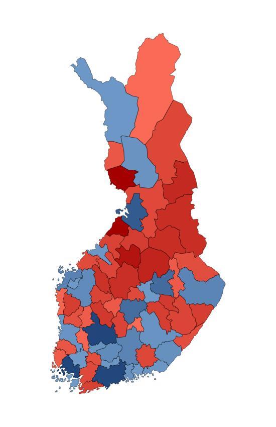 KOKONAISNETTOMUUTTO SEUTUKUNNITTAIN 2010-2016/9 SEUTUKUNTA KUNTIEN VÄLINEN NETTOMAAHAN- KOKONAISNET- NETTOMUUTTO MUUTTO TOMUUTTO Helsingin 28602 43443 72 045 Tampereen 13211 4816 18 027 Turun 6779