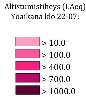 Herkillä kohteilla tarkoitetaan hoito- ja oppilaitoksia. Meluntorjuntakohteiden valinta on tehty vaiheittain.