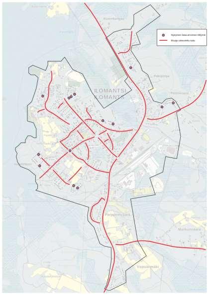 Väistämisvelvollisuudet, nykytila - Taajamassa nykyiset väistämisvelvollisuuskäytännöt ovat vaihtelevia - Tasa-arvoisia liittymiä on lähinnä