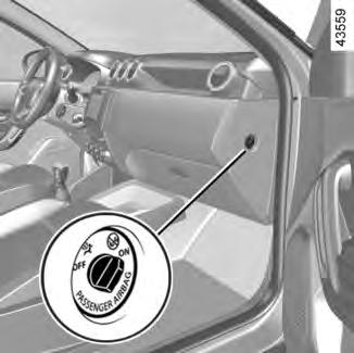 LASTEN TURVALLISUUS: etumatkustajan turvatyynyn AIRBAG toiminnanesto (3/3) 2 1 Etumatkustajan turvatyynyn (airbag) kytkentä toimintavalmiuteen (mallikohtainen) Etumatkustajan turvatyynyt (airbag) on