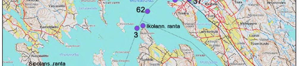 Havaintopaikka pohjaeläimet syvänne pohjaeläimet litoraali piilevät kasviplankton Lieksanjoki 00, Luusua