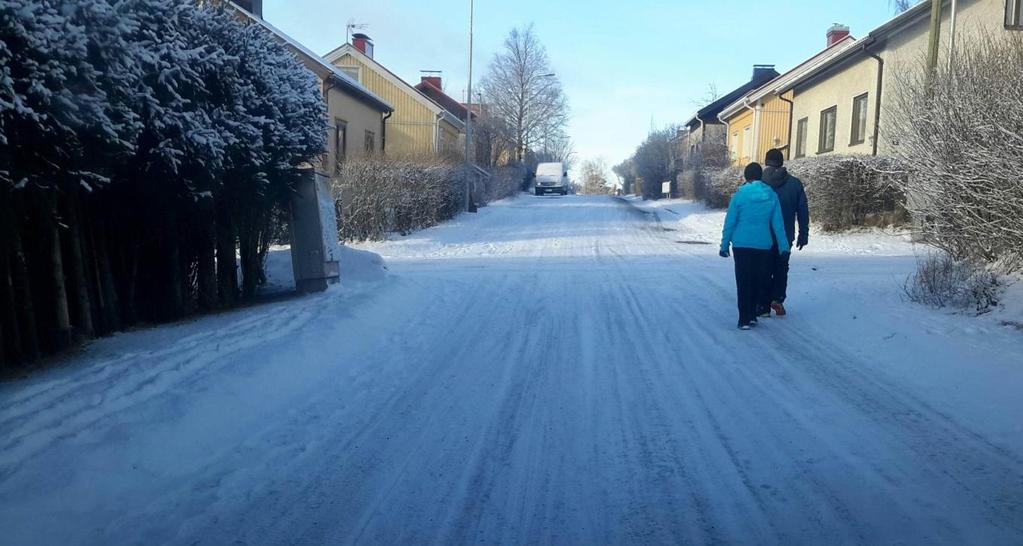 10 Kuva 6: Helmikuun 21. päivä. Muutaman lämpimän päivän jälkeen pakkanen oli laskenut edeltävänä yönä lähelle -10 astetta ja päivällä oli aurinkoinen pakkaskeli.