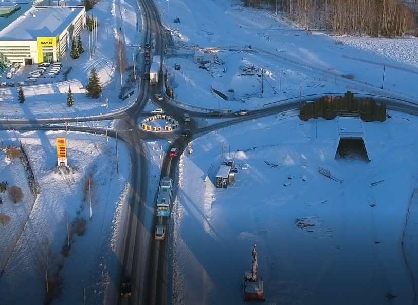 (kuvakaappaus ilmakuvauksesta 13.12.2017) Kuva 2.