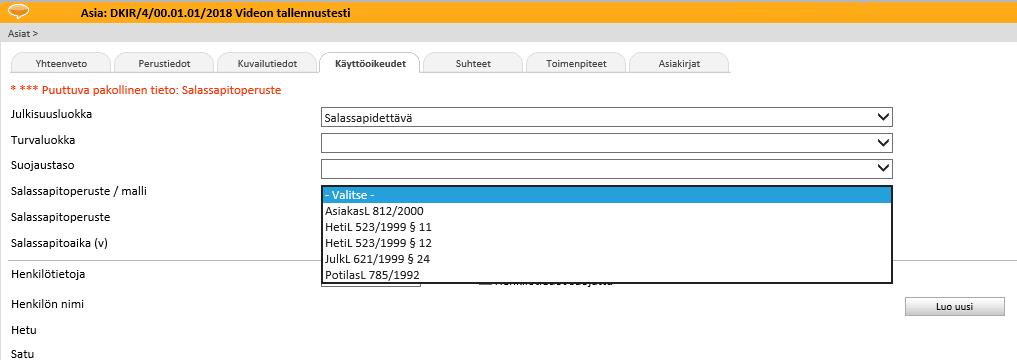 ei-syntysähköiset sopimukset, jotka ohjeistetaan säilyttämään myös paperimuotoisena) -mm.