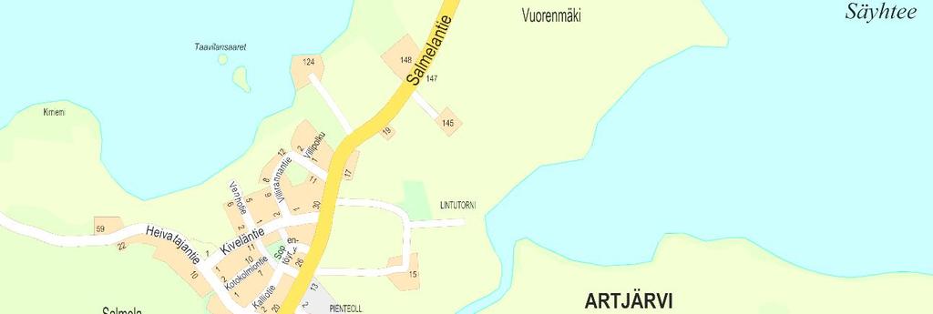 ORIMATTILAN KAUPUNKI 170 ARTJÄRVI, ENTINEN KUNNANTALO ASEMAKAAVAN MUUTOS KAAVASELOSTUS Asemakaavaehdotuksen selostus, joka