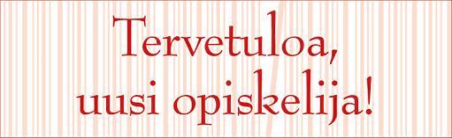 Tervetuloa kirjastoon! Seuraa kirjaston verkkosivuja! http://www.uta.
