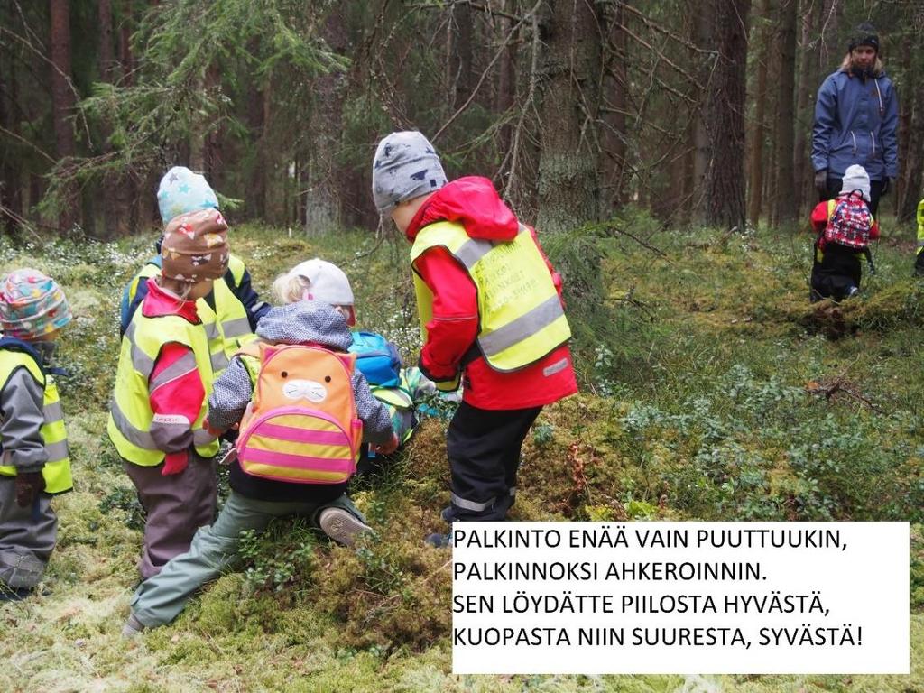 Aherruksen jälkeen maistui eväät!
