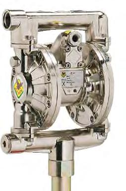 tuotto 70 l/min 70-E33-3011NBR: neste 1 1/4 BSP, ilma 3/4 BSP, max tuotto 200 l/min Atex 94/9 II 3 GD c