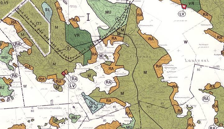 Kaava-aluetta Ote Uudenkaupungin yleiskaavasta 1:50 000 Ranta-asemakaava Kaavamuutosalueelle on vahvistettu 8.1.1992 Kittamaan ranta-asemakaava, jonka mukaan lomarakennuspaikalle (RA-1) saa rakentaa loma-asunto- ja saunarakennuksen sekä talousrakennuksia.