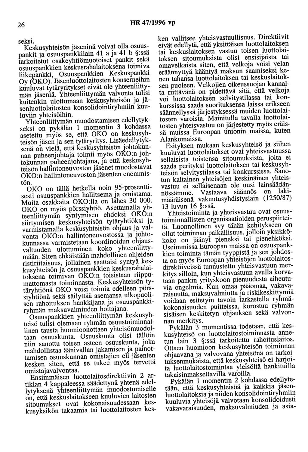 26 HE 47/1996 vp seksi.