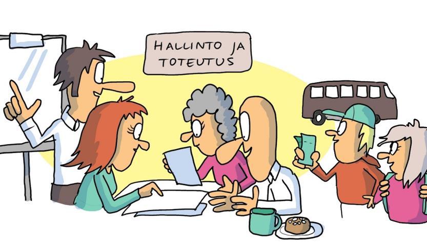 Hankkeen hallinto ja toteutus Project Management and Implementation Kulut hankkeen hallinnointiin ja toteutukseen (esim.