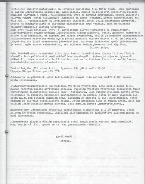 .. Pica-viesti tehtiin vielä vuonna 1976 monisteena Tullinaukiolla oli vielä v. 1976 Kesoil, josta sai ostaa caravan-tarvikkeita.