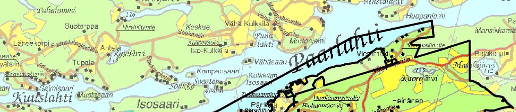 2. Alueen sijainti ja suunnittelualue Osayleiskaava-alue sijaitsee noin 25 km kaupungin keskustasta pohjoiseen Näsijärveen kuuluvan Paarlahden eteläpuolella.