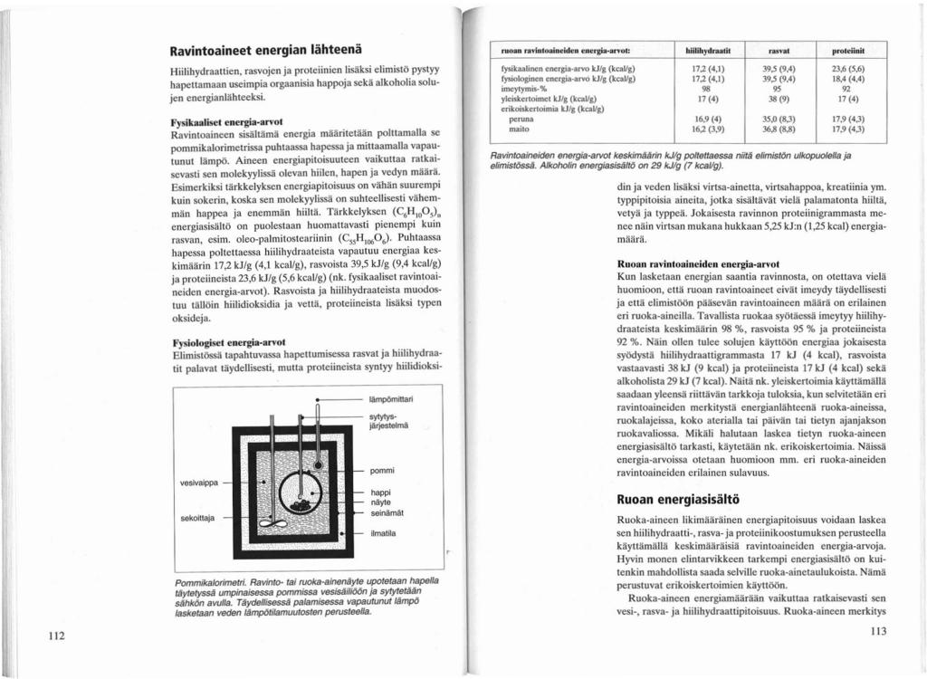 Ravintoaineet energian lähteenä Hiilihydraattien, rasvojen ja protciinien lisäksi elimistö pystyy hapeuamaan useimpia orgaanisia happoja sekä alkoholia solujen encrgianlähteeksi.