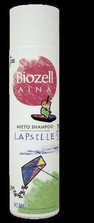 Tehoaineet: Betaiini - kosteuttaa, hoitaa ja pehmentää Biozell Aina Mieto Shampoo lapsille Pesee hiukset hellästi ja tekee niistä pehmeän tuntuiset.