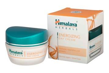 Himalaya Herbals Energizing Day Cream Päivävoide kosteuttaa ja suojaa normaalia ja kuivaa ihoa tehden siitä kauniin,